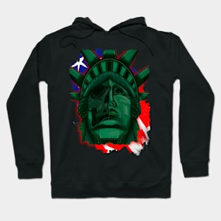 Statue of Liberty skull Hoodie